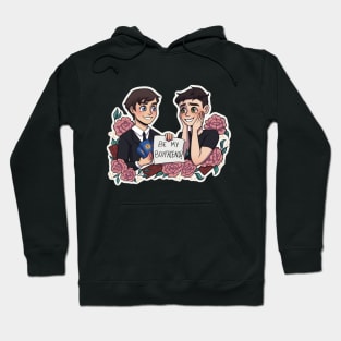 Boyfriends (White Outline) Hoodie